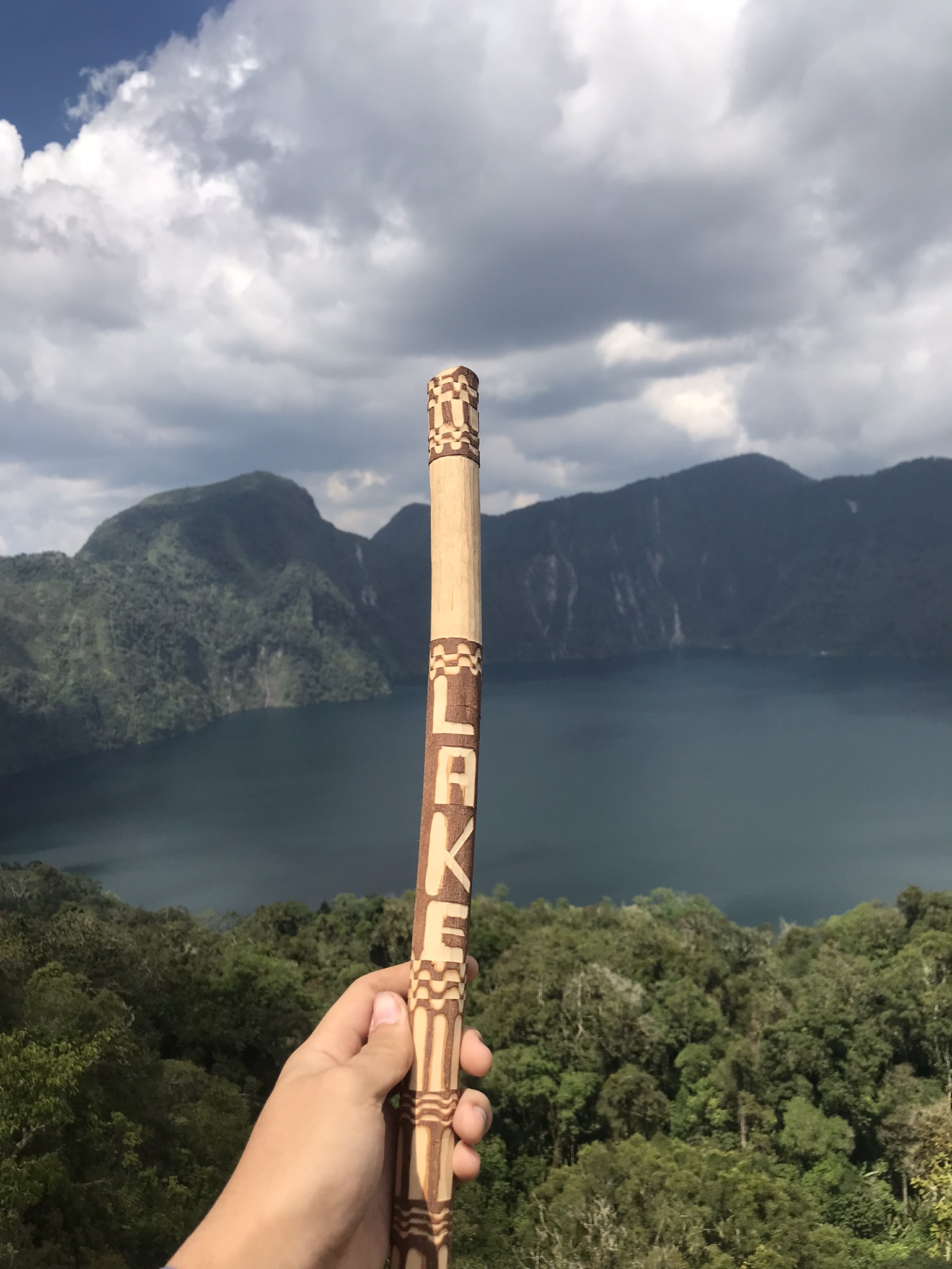 Hiking at Lake Holon