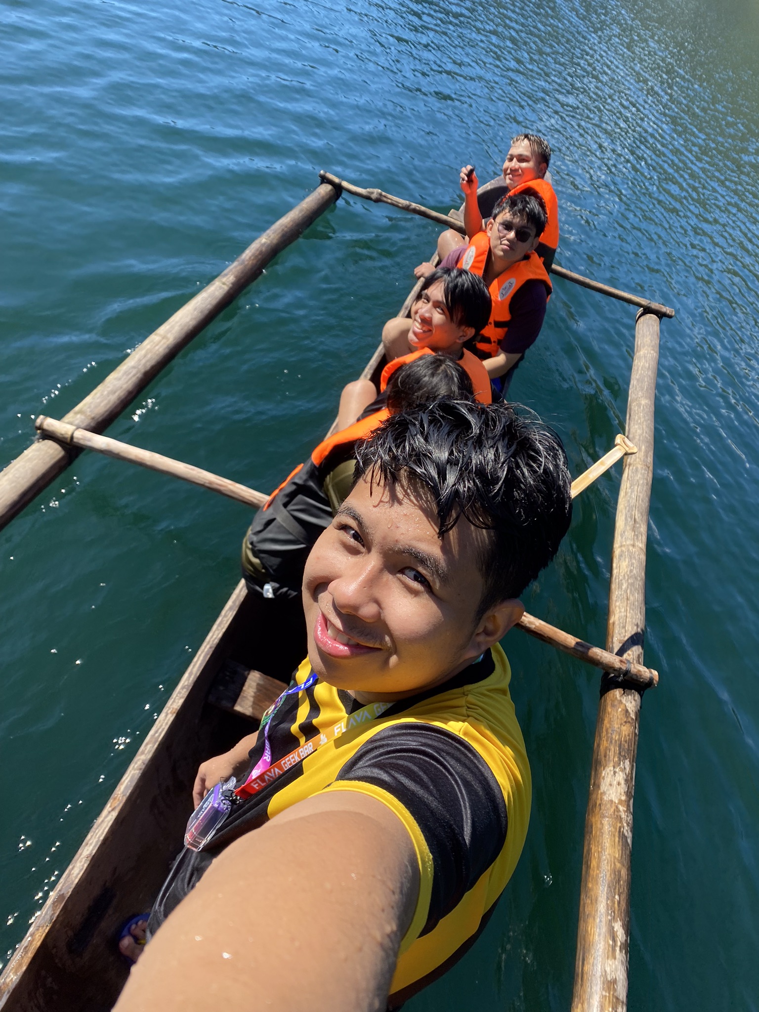Kayaking in Lake Holon